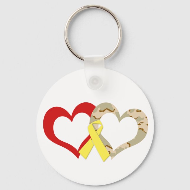 Hearts Key Ring (Front)