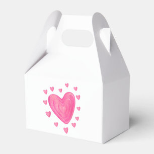 Hearts Kids School Valentines Day Girls Boys Favour Box