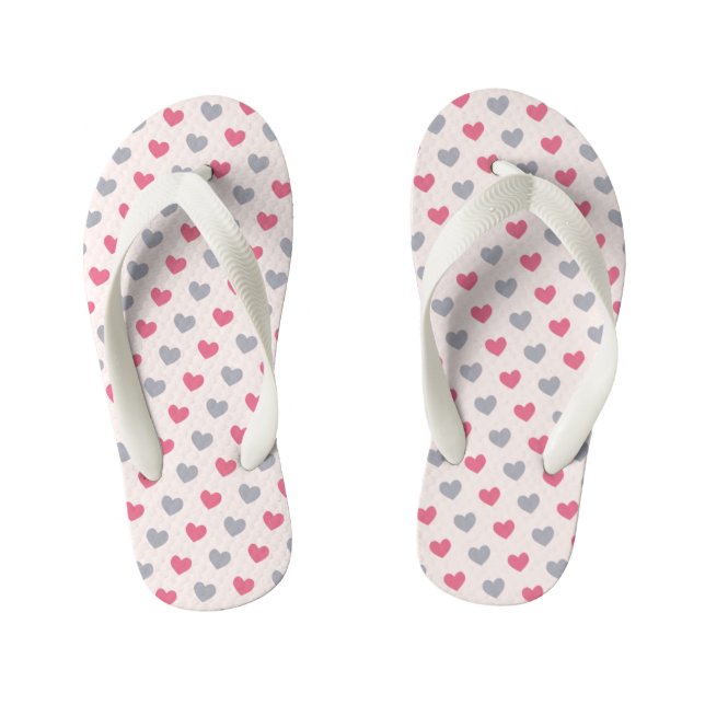 Hearts Kid's Thongs (Footbed)