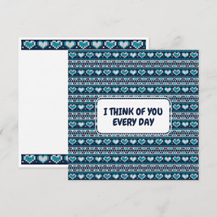 Hearts knitting seamless pattern 2 + your ideas