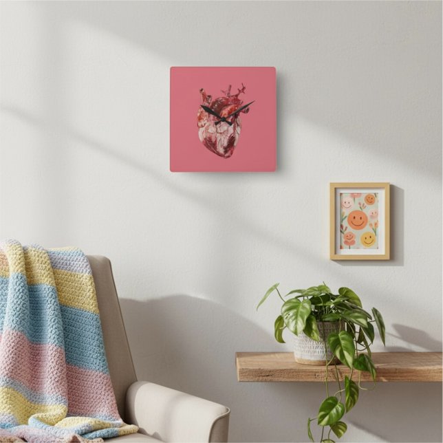 Hearts Large Clock (Creator Uploaded)