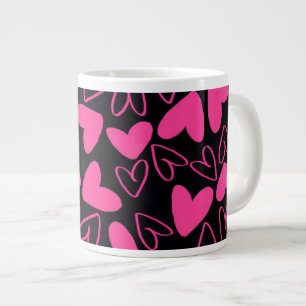 Hearts Large Coffee Mug