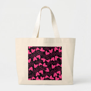 Hearts Large Tote Bag