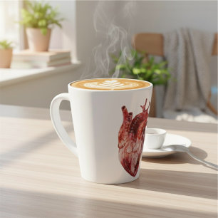 Hearts Latte Mug