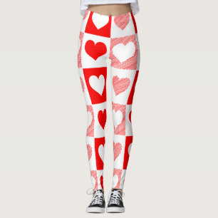 hearts leggings