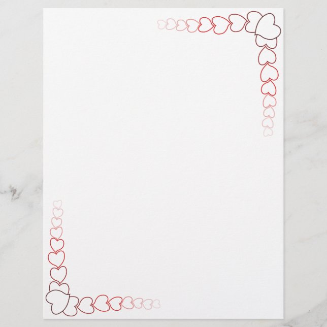 Hearts Letter (Front)