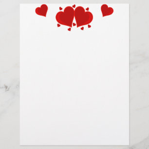 Hearts Letterhead