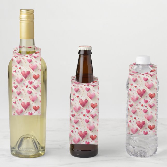 Hearts Like Ours Bottle Tag (In Situ)