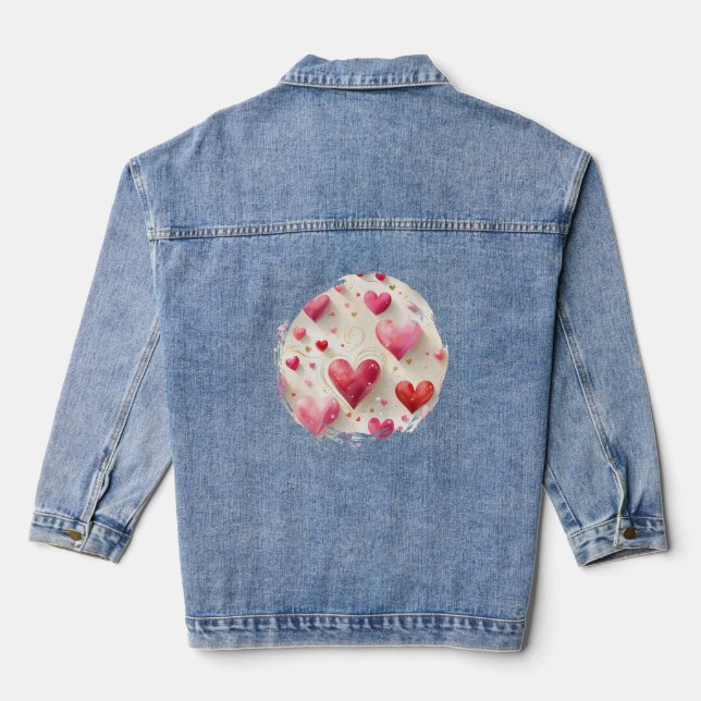 Hearts Like Ours Denim Jacket (Back)