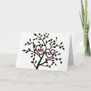 HEARTS/LOVE-OUR 1st CHRISTMAS-UNDER THE  MISTLETOE Holiday Card