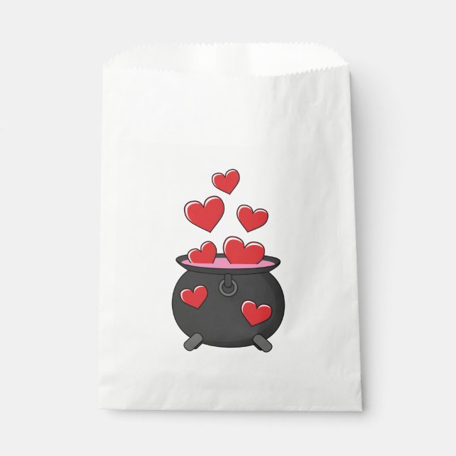 Hearts Love Potion Favour Bag (Front)