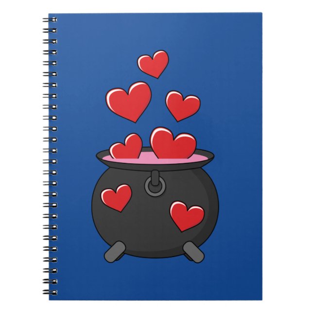 Hearts Love Potion Notebook (Front)
