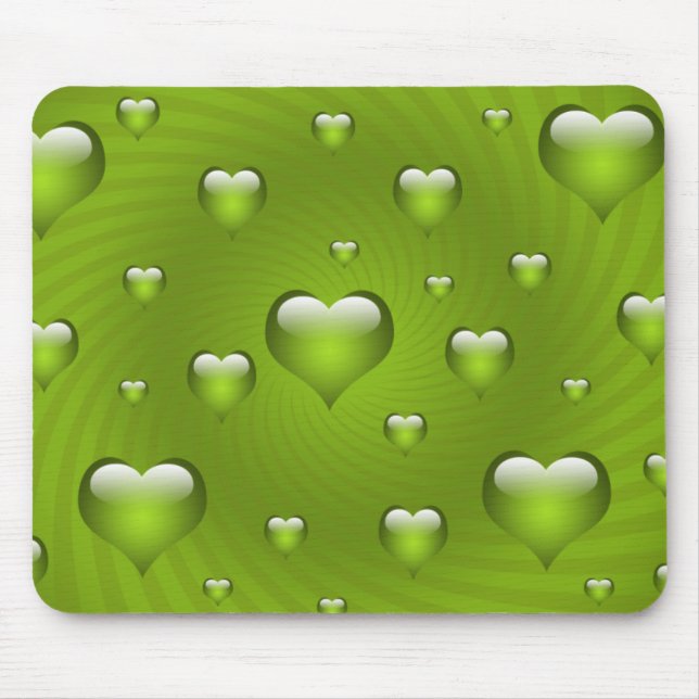 Hearts Love Theme Mouse Pad (Front)