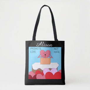 Heart's Loving Speech Tote Bag