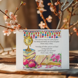 Hearts Make a Home Inspirational Postcard