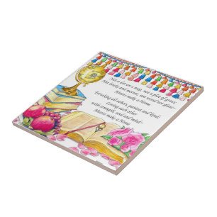 Hearts Make a Home Tile/ Trivet/ Jewellery Box Ceramic Tile