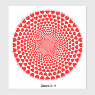 Hearts Mandala Design-25870