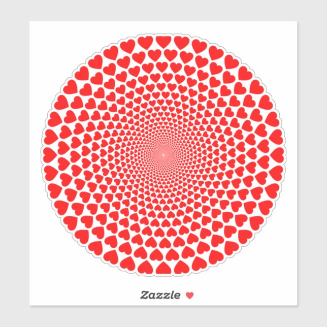 Hearts Mandala Design-25870 (Sheet)