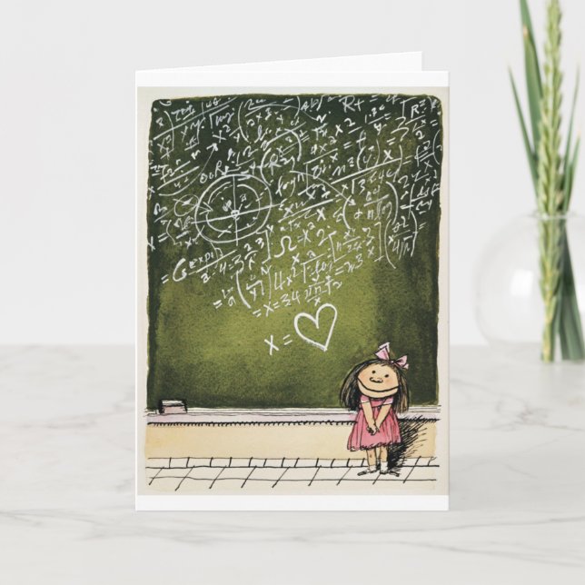 Hearts & Math Card (Front)