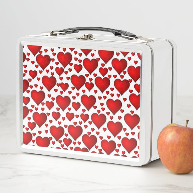 Hearts Metal Lunch Box (In Situ)
