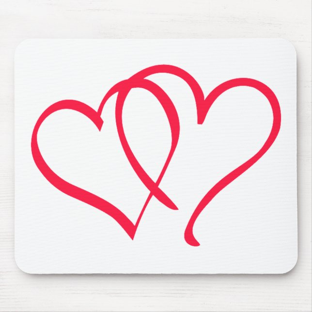 hearts mouse pad (Front)