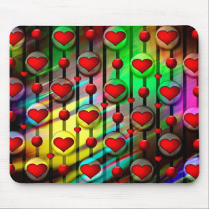 Hearts Mouse Pad