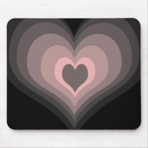 hearts mouse pad