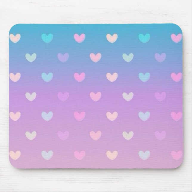 Hearts Mouse Pad (Front)
