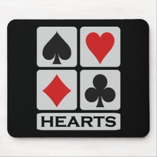 Hearts mousepad