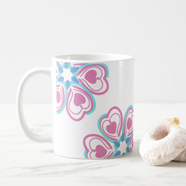 hearts Mug (With Donut)