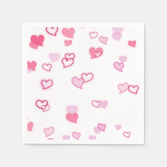 Hearts Napkin (Front)