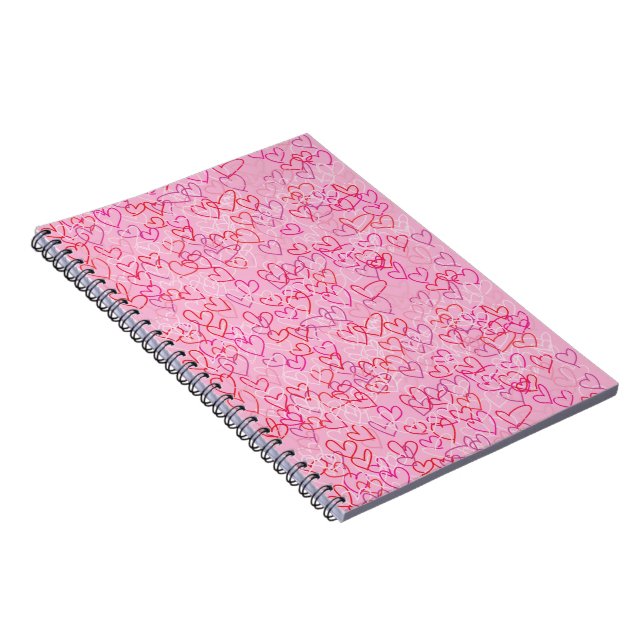 Hearts Notebook (Right Side)