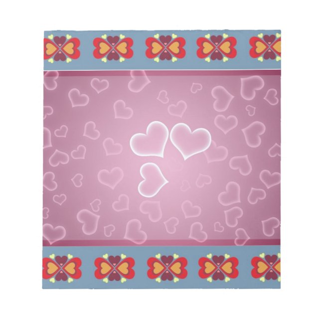 Hearts Notepad (Front)