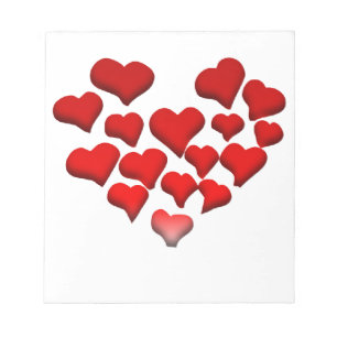Hearts Notepad