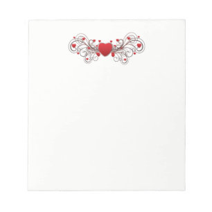 Hearts Notepad