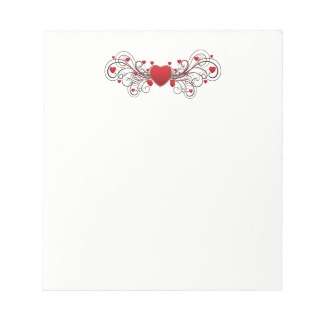 Hearts Notepad (Front)