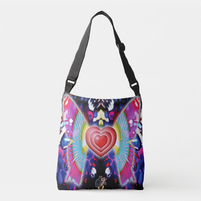Hearts Of Glys Crossbody Bag (Front)