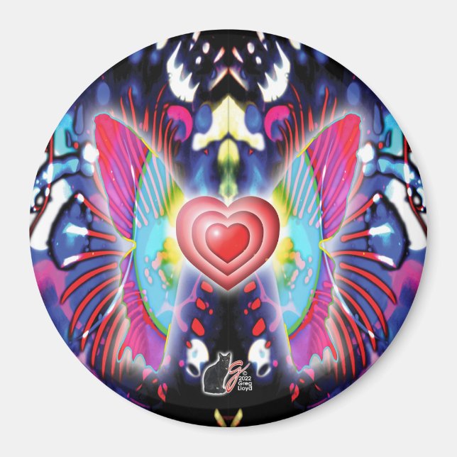 Hearts Of Glys Magnet (Front)