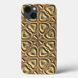 Hearts of Gold iPhone 13 Case