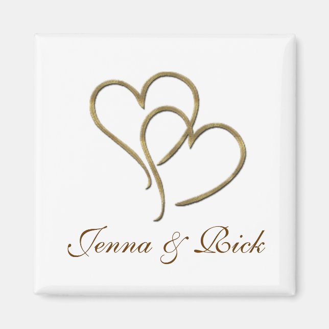 Hearts of gold magnet (Front)