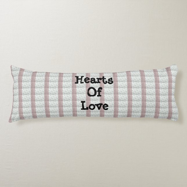Hearts Of Love Body Cushion (Front)