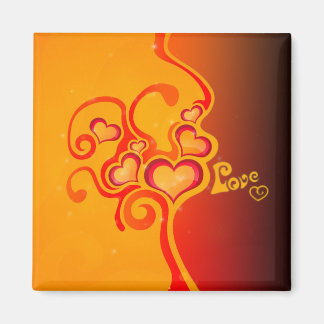 Hearts of Love Magnet