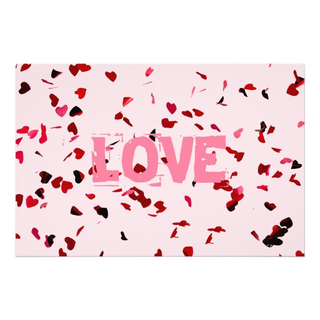 Hearts Of Love Photo Print (Front)