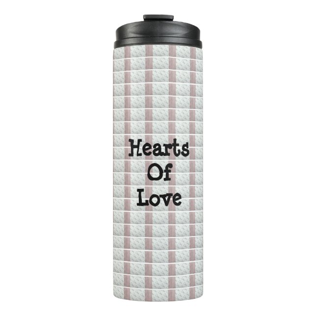 Hearts Of Love Thermal Tumbler (Front)