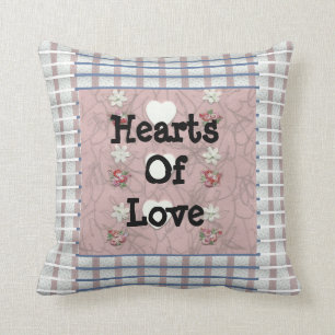 Hearts Of Love Three Cushion