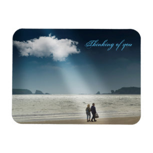 Hearts on a Beach. Magnet