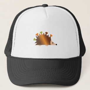 Hearts on a Hedgehog Trucker Hat