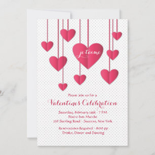 Hearts On A String Con Amore Invitation