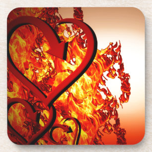 Hearts on fire coaster