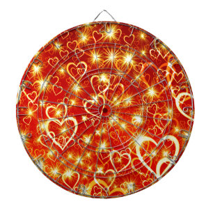 Hearts On Fire Dartboard